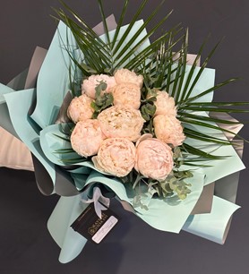 10 Beyaz Şakayık Buketi