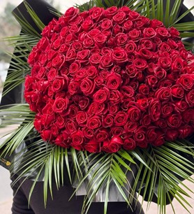 201 kırmızı gül, fenix gül buketi, lüks gül buketi