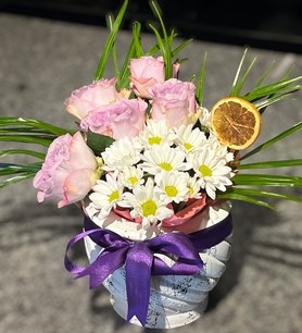 5 Mor Gül ve Papatya