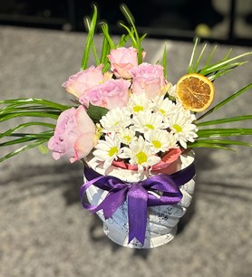 5 Mor Gül ve Papatya