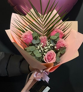 ithal pembe gül, pembe gül buketi, sevgiliye çiçek