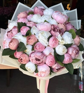 60'lı yapay şakayık, dev şakayık buketi, kalıcı renkli çiçek