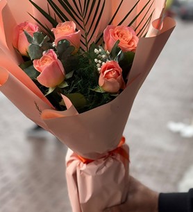 somon gül buketi, ithal gül buketi, romantik çiçek