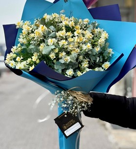 Nergis buketi, Kayseri nergis çiçeği, taze nergis