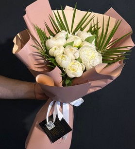 Beyaz Şakayık Buketi