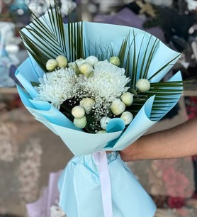 Beyaz Şakayık ve Anastasya Buketi