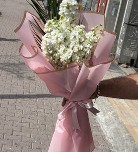 Beyaz Şebboy Buketi