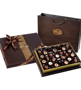 Diamond Kahverengi Hediye Çikolata Kutu 285g