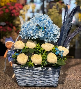 Erkek Bebek Yapay Çiçek (3)