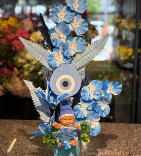 Erkek Bebek Yapay Çiçek (4)