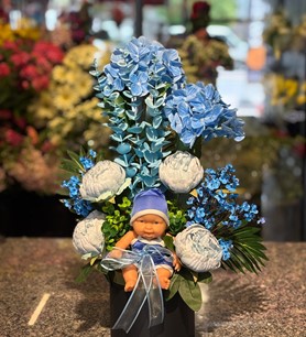 Erkek Bebek Yapay Çiçek (5)