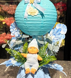 Erkek Bebek Yeni Doğan Yapay Çiçek