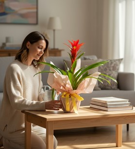 Kayseri çiçekçi, guzmania çiçeği, saksı çiçeği