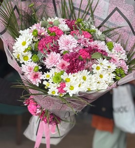 mevsim buketi, dolgun çiçek buketi, taze çiçek buketi