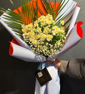 nergis buketi, 25 dal nergis, standart nergis buketi