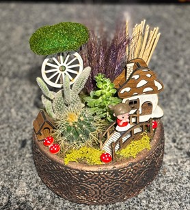 Kaktüs Sukulent Aranjmanı (11)