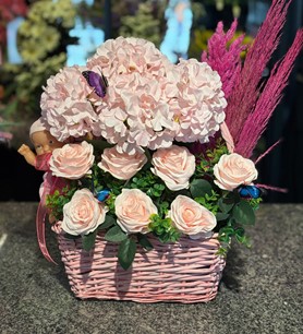 Kız Bebek Yapay Çiçek (2)