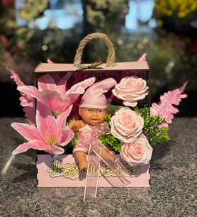 Kız Bebek Yapay Çiçek (4)