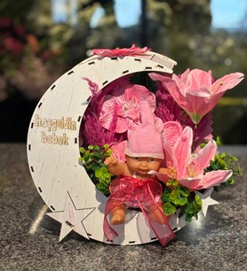 Kız Bebek Yapay Çiçek (8)