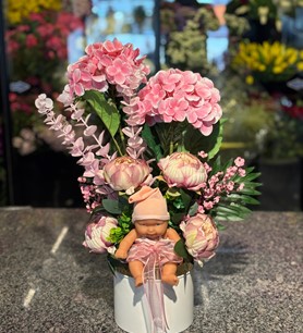 Kız Bebek Yapay Çiçek