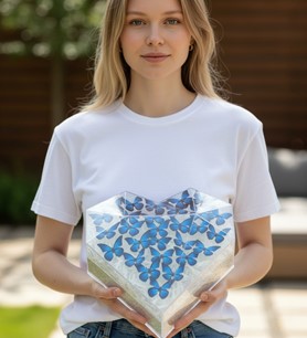 ledli çiçek aranjmanı, yapay mavi gül, romantik hediye