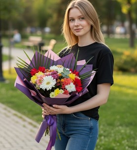 mevsim buketi, çiçek aranjmanı, taze çiçek