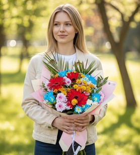 mevsim buketi, çiçek aranjmanı, taze çiçek