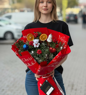 Kokina buketi, yılbaşı çiçeği, Kayseri çiçek