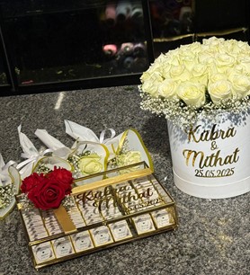 Söz-Nişan Çiçek ve Çikolata Seti