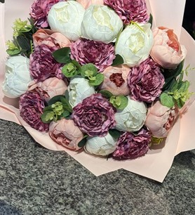 36 dal yapay şakayık, yapay şakayık buketi fiyat, kalıcı ren