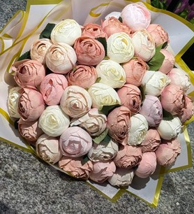 50'li yapay şakayık, dev şakayık buketi fiyat, kalıcı renkli