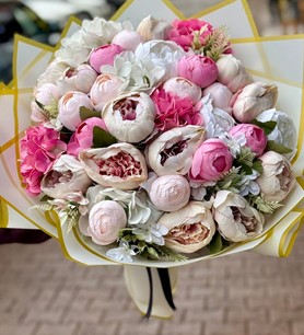 Kayseri yapay çiçek, şakayık buketi, ortanca siparişi