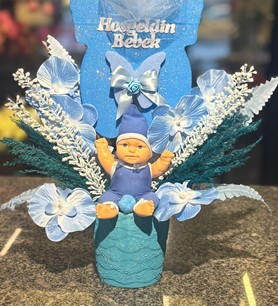 Yeni Doğan Erkek Bebek Çiçeği (3)